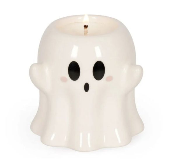 Scented Candle Fantasmino ceramica con candela profumata - immagine 4