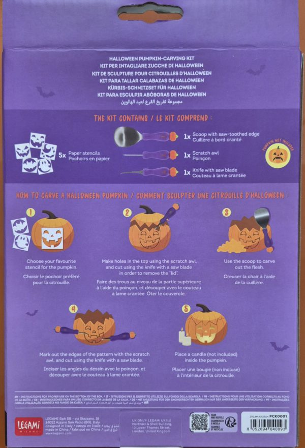 Carve & Scare Kit scultura Halloween - immagine 2