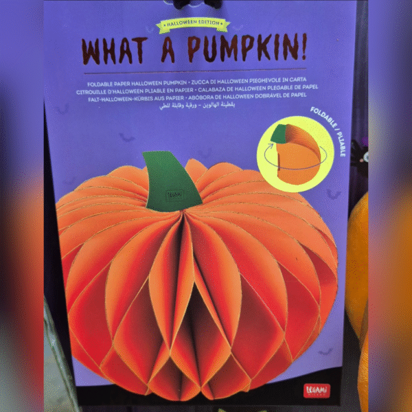 Paper Pumpkin Zucca di Halloween in carta